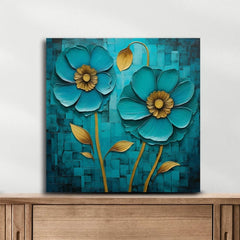 Garden Oasis Serene Flower Wall Decor - All India Decor