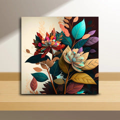 Floral Serenity Wall Art for Tranquil Spaces - All India Decor