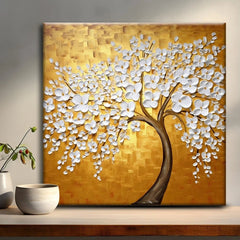 Timeless Petals Elegant Flower Paintings - All India Decor