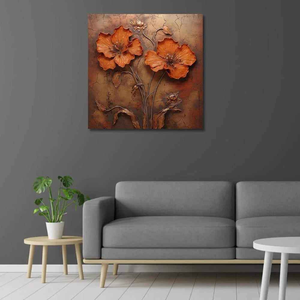 Petal Symphony Harmonious Floral Art - All India Decor