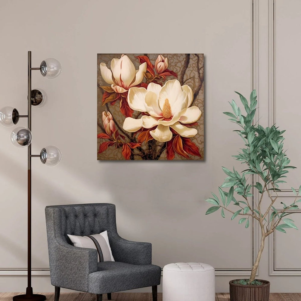 Flower Canvas Artistic Floral Wall Art - All India Decor