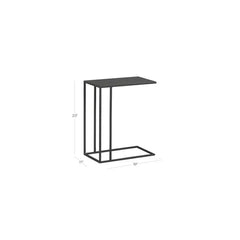 BLACK METAL C SIDE TABLE - All India Decor