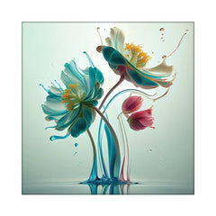 Petal Dance Dynamic Floral Paintings - All India Decor