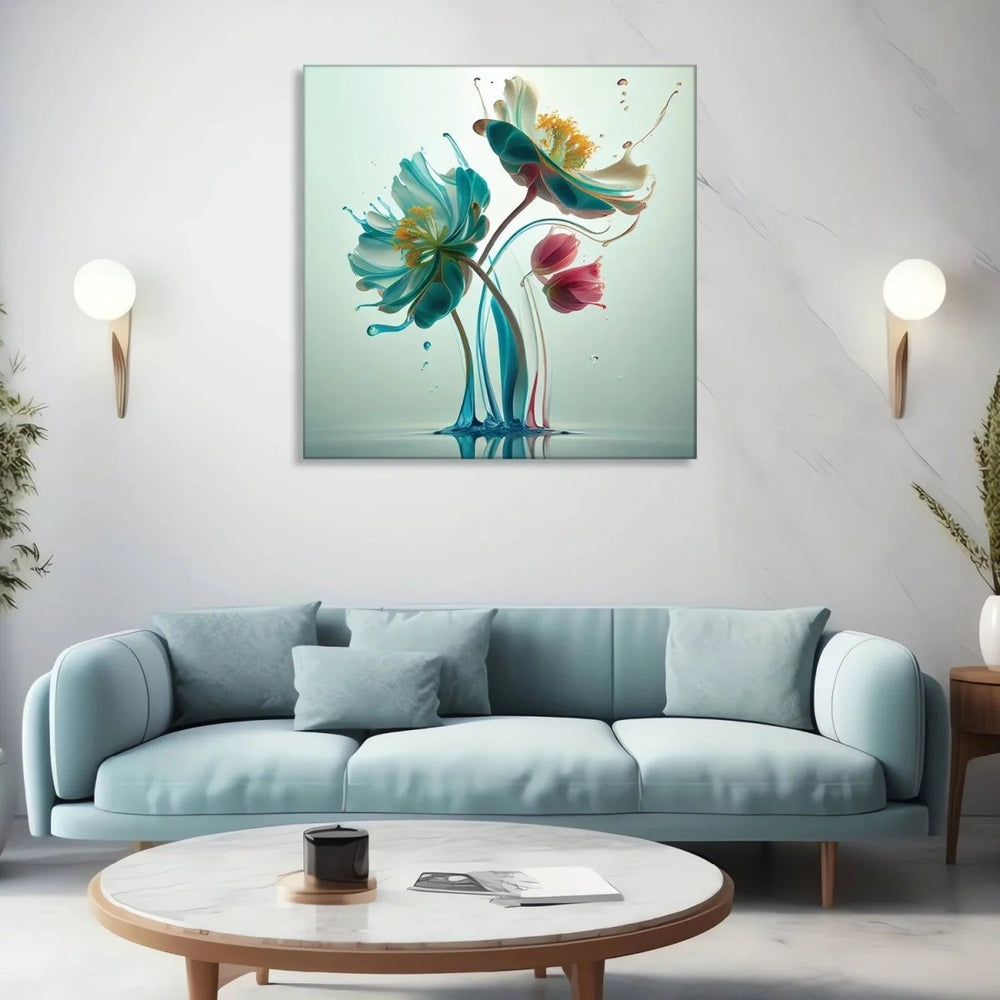 Petal Dance Dynamic Floral Paintings - All India Decor