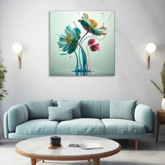 Petal Dance Dynamic Floral Paintings - All India Decor