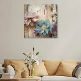 Rustic Floral Vintage Wall Art - All India Decor