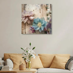 Rustic Floral Vintage Wall Art - All India Decor