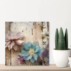 Rustic Floral Vintage Wall Art - All India Decor