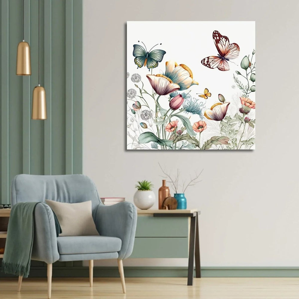 Blossom Dreams Floral Wall Paintings - All India Decor