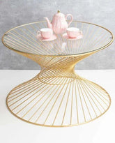 Glass Round Nesting Table - All India Decor