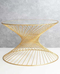 Glass Round Nesting Table - All India Decor