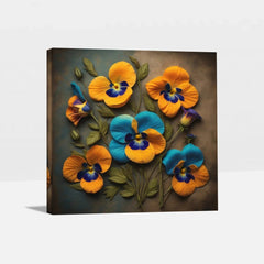 Sunset Petals Warm Flower Wall Decor - All India Decor