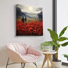 Color Burst Energetic Flower Art - All India Decor