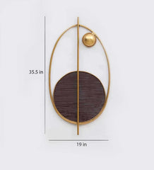 Vintage metal wall art