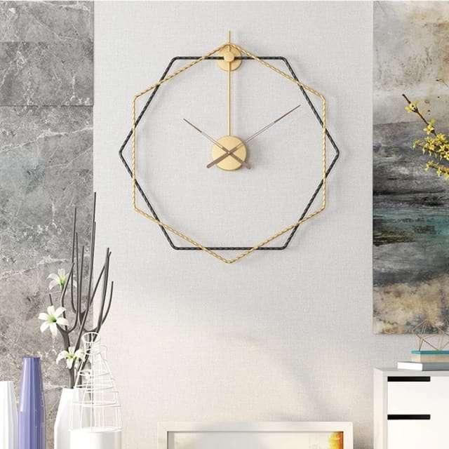 Polygonal Modern Wall clock - All India Decor