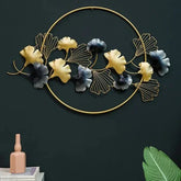 MODERN STYLE LEAVES WALL DECOR ART METAL - All India Decor