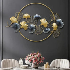 MODERN STYLE LEAVES WALL DECOR ART METAL - All India Decor