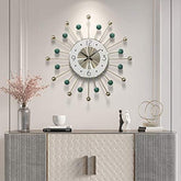 Modern Metal Multicolor Ball Wall Clock - All India Decor