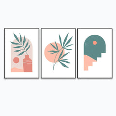 Boho Wall Decor Poster Set of 3 - All India Decor