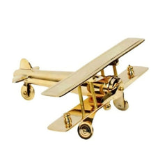 Brass Aeroplane Showpiece - All India Decor
