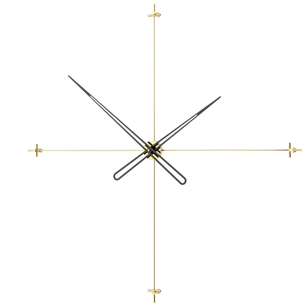 Large Compass Wall Clock - All India Decor