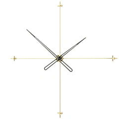 Large Compass Wall Clock - All India Decor