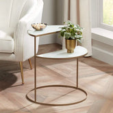 Marla Marble End Table - All India Decor