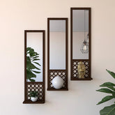 Designer Morrocan Long Wall Mirror - Set of 3 - All India Decor