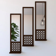 Designer Morrocan Long Wall Mirror - Set of 3 - All India Decor