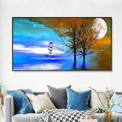 Colorful Nature Scenery Canvas Painting - All India Decor
