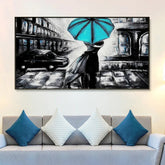 Vintage Romantic Couple Canvas Wall Painting - All India Decor