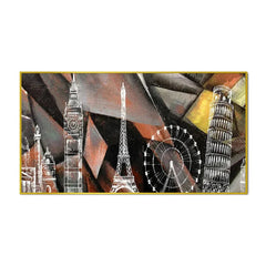 Beautiful World Famous Monuments Scenery Wall Painting & Art Canvas Printed - All India Decor