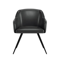 Aesthetic Black Velvet Accent Chair - All India Decor