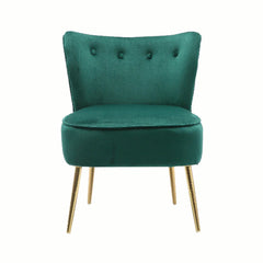 Seagreen Deep Cushioning Comfy Velvet Lounge Chair - All India Decor