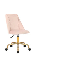 Baby Pink Velvet Luxury Swivel Chair - All India Decor