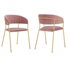Contemporary Designer Comfort Pink Lounge Chair - All India Decor