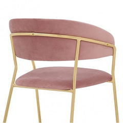 Contemporary Designer Comfort Pink Lounge Chair - All India Decor