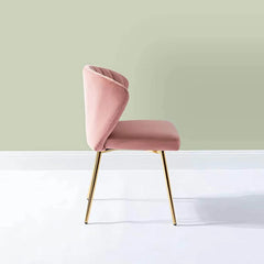Pink Velvet Tufted Luxury Lounge Chair - All India Decor