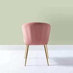 Pink Velvet Tufted Luxury Lounge Chair - All India Decor