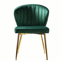 Green Velvet Tufted Luxury Lounge Chair - All India Decor