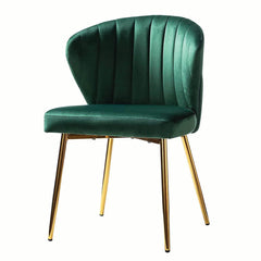 Green Velvet Tufted Luxury Lounge Chair - All India Decor