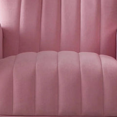 Dense Foam Luxurious Pink Lounge Chair - All India Decor