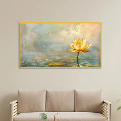 Beautiful Yellow Flower Canvas Wall Paintings for Home and Office Decoration - All India Decor