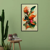 Vintage Inspired Floral Canvas Wall Painting for Home & Office Décor - All India Decor