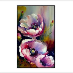 Digital Printed Floral Large Canvas Wall Painting - All India Decor