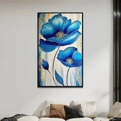 Modern Abstract Floral Wall Painting for Home and Office Décor - All India Decor