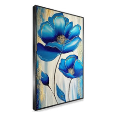 Modern Abstract Floral Wall Painting for Home and Office Décor - All India Decor