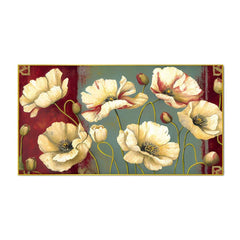 Modern Golden Flower Canvas Painting for Home & Office Décor - All India Decor