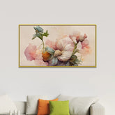 Abstract Pink Stunning Floral Canvas Wall Paintings for Home Décor - All India Decor