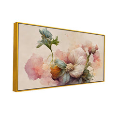 Abstract Pink Stunning Floral Canvas Wall Paintings for Home Décor - All India Decor